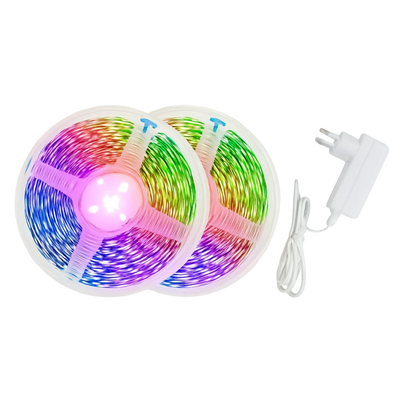 BIOTA Bundling Smart LED Strip - 2x LED Strip 5M with Adaptor 1.5A lampu  emergency