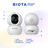 Cara Pasang BIOTA Smart Camera Indoor PTZ Lite dalam 10 Menit