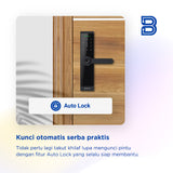 Cara Kerja Fingerprint, PIN, dan RFID pada Kunci Pintar