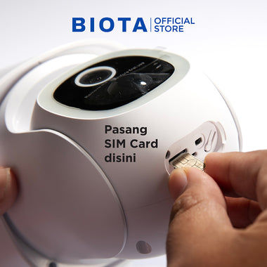BIOTA Smart Camera Edge 4G + Solar Panel [Free Sim Card]