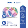 BIOTA Bundling Smart LED Strip - 2x LED Strip 5M with Adaptor 1.5A lampu  emergency