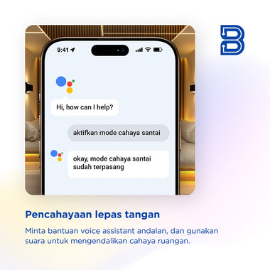 BIOTA Bundling Smart LED Strip - LED Strip 2M with Adaptor 1A lampu  emergency