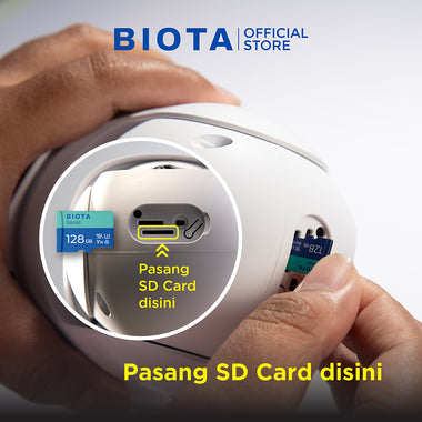 [Tanpa Sim Card] BIOTA Bundling Smart Camera Edge 4G PTZ + Solar Panel