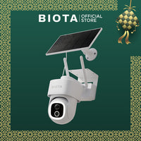 BIOTA Smart Camera Edge 4G + Solar Panel [Free Sim Card]