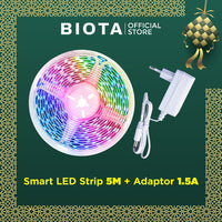 BIOTA Smart LED Strip 2M with Adaptor 1A & 1.5A