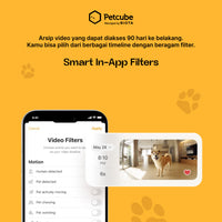 BIOTA X PETCUBE Cam 360 - Smart Pet Monitoring Camera 360 Derajat