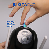 BIOTA HAMPERS LEBARAN - Paket 4 - Smart Camera Outdoor Fixed + Smart Camera Outdoor PTZ + Memory Card Sonic 32GB 2Pcs