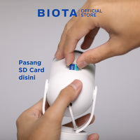 BIOTA HAMPERS LEBARAN - Paket 4 - Smart Camera Outdoor Fixed + Smart Camera Outdoor PTZ + Memory Card Sonic 32GB 2Pcs