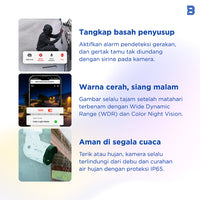 BIOTA HAMPERS LEBARAN - Paket 4 - Smart Camera Outdoor Fixed + Smart Camera Outdoor PTZ + Memory Card Sonic 32GB 2Pcs