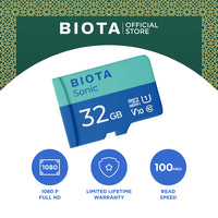 BIOTA HAMPERS LEBARAN - Paket 4 - Smart Camera Outdoor Fixed + Smart Camera Outdoor PTZ + Memory Card Sonic 32GB 2Pcs