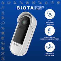 BIOTA PARCEL NATAL DAN TAHUN BARU - Paket 1 - Smart Doorbell Camera + Power Extention + Memory Card Sonic 32GB 1pcs