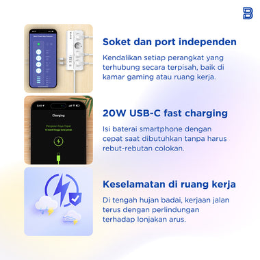 BIOTA PARCEL NATAL DAN TAHUN BARU - Paket 1 - Smart Doorbell Camera + Power Extention + Memory Card Sonic 32GB 1pcs