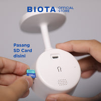 BIOTA PARCEL NATAL DAN TAHUN BARU - Paket 3 - Smart Camera Indoor Fixed + Smart Camera Indoor PTZ + Memory Card Sonic 32GB 2Pcs