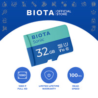 BIOTA PARCEL NATAL DAN TAHUN BARU - Paket 3 - Smart Camera Indoor Fixed + Smart Camera Indoor PTZ + Memory Card Sonic 32GB 2Pcs