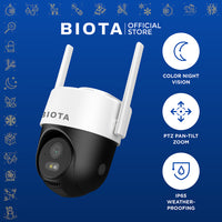 BIOTA PARCEL NATAL DAN TAHUN BARU - Paket 4 - Smart Camera Outdoor Fixed + Smart Camera Outdoor PTZ + Memory Card Sonic 32GB 2Pcs