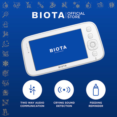 BIOTA PARCEL NATAL DAN TAHUN BARU - Paket 5 - Smart Baby Camera + Smart Baby Monitor +  [Free] Smart Light Bulb 9W