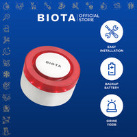 BIOTA PARCEL NATAL DAN TAHUN BARU - Paket 7 - Smart Door Sensor + Smart Motion Sensor + Smart Siren + Smart Universal IR Remote