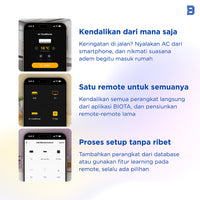 BIOTA PARCEL NATAL DAN TAHUN BARU - Paket 7 - Smart Door Sensor + Smart Motion Sensor + Smart Siren + Smart Universal IR Remote