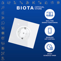 BIOTA PARCEL NATAL DAN TAHUN BARU - Paket 9 - Smart Door Lock Plus + Smart Wall Switch 1 Gang White + 2 Gang White + 3 Gang White + [Free] Smart Wall Socket White