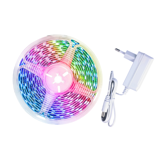 lampu led strip dan adaptor