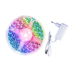 lampu led strip dan adaptor