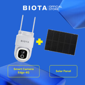 BIOTA Smart Camera Edge 4G PTZ + Solar Panel