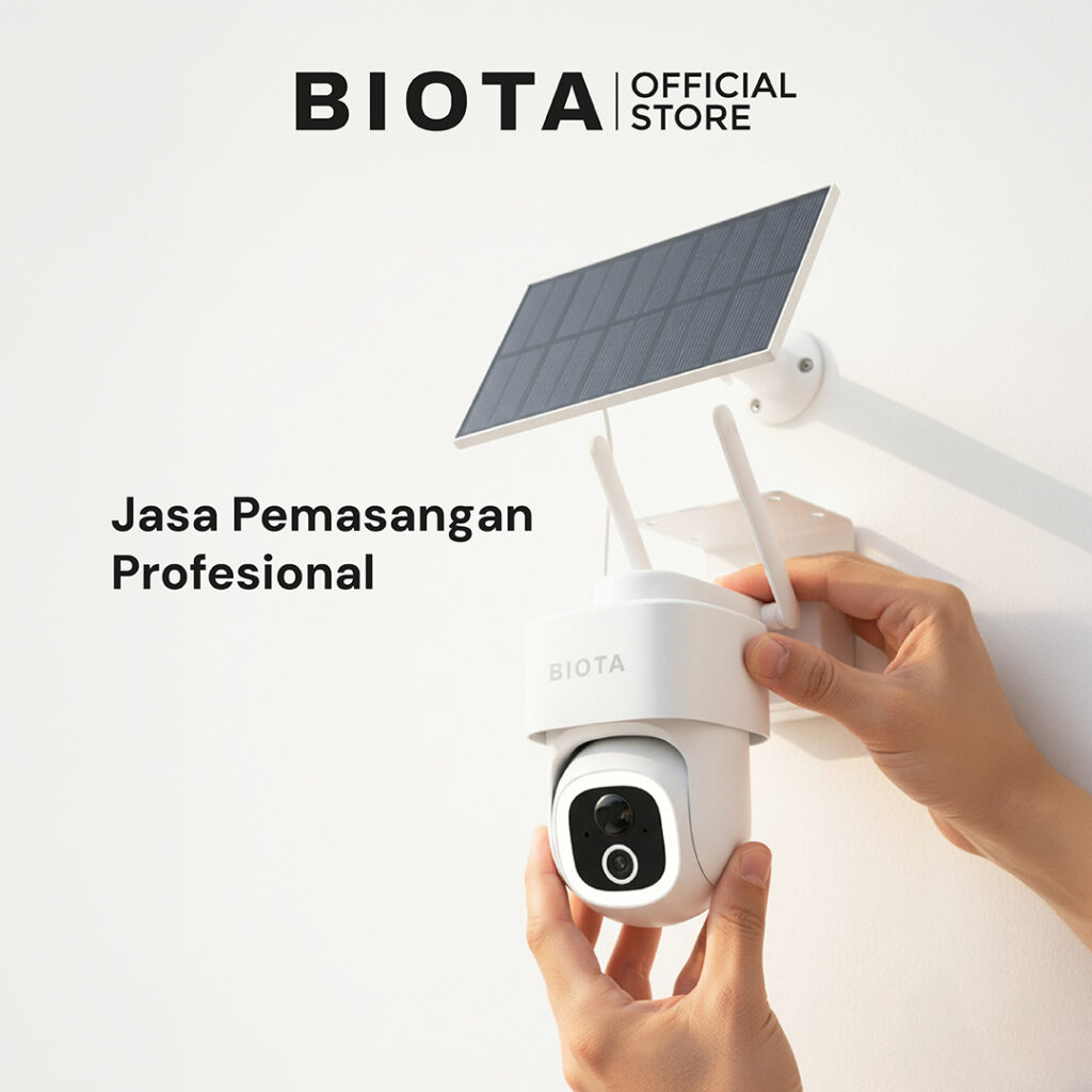 BIOTA Smart Camera Edge 4G PTZ + Solar Panel