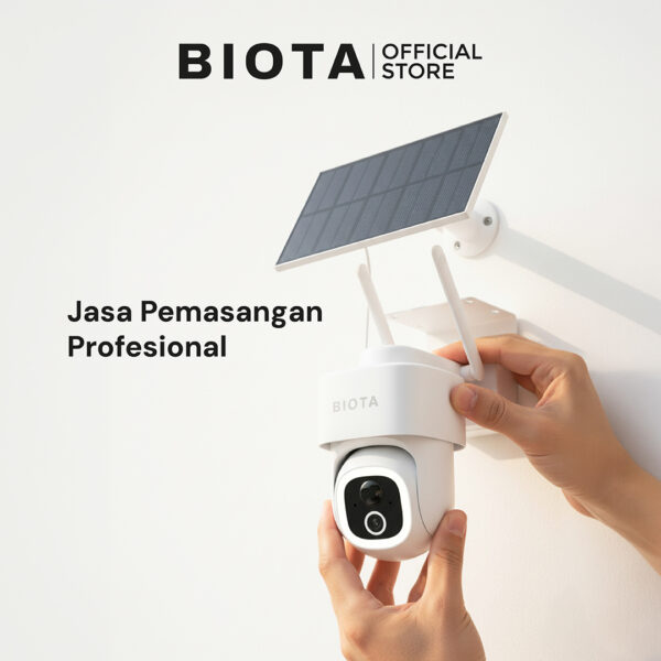 BIOTA Smart Camera Edge 4G PTZ + Solar Panel