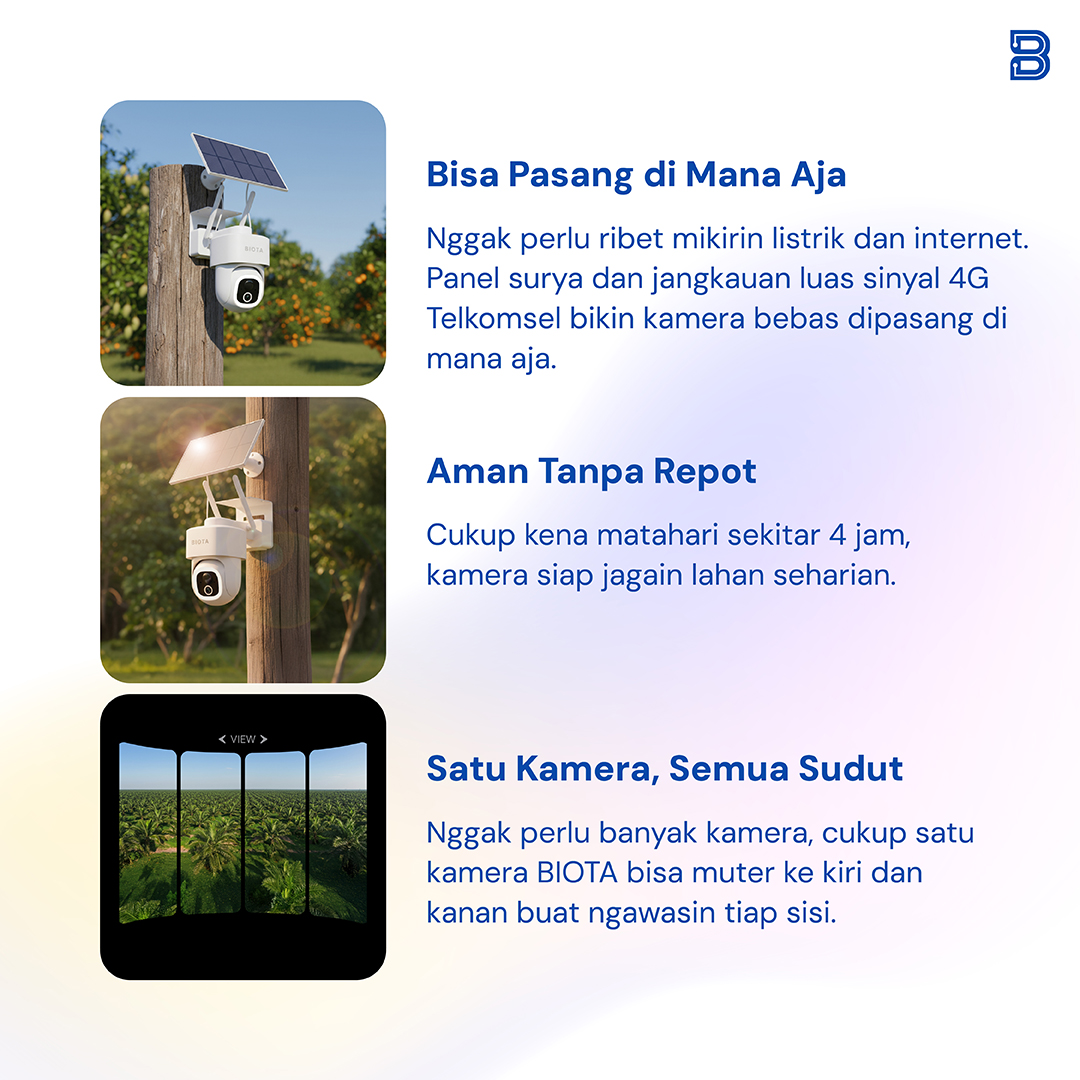 BIOTA Smart Camera Edge 4G PTZ + Solar Panel - Image 4