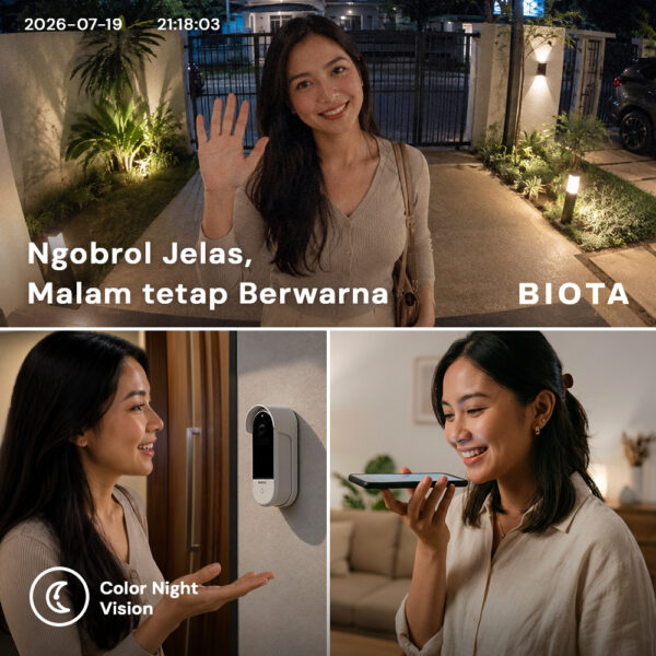 BIOTA Smart Doorbell Wireless Camera