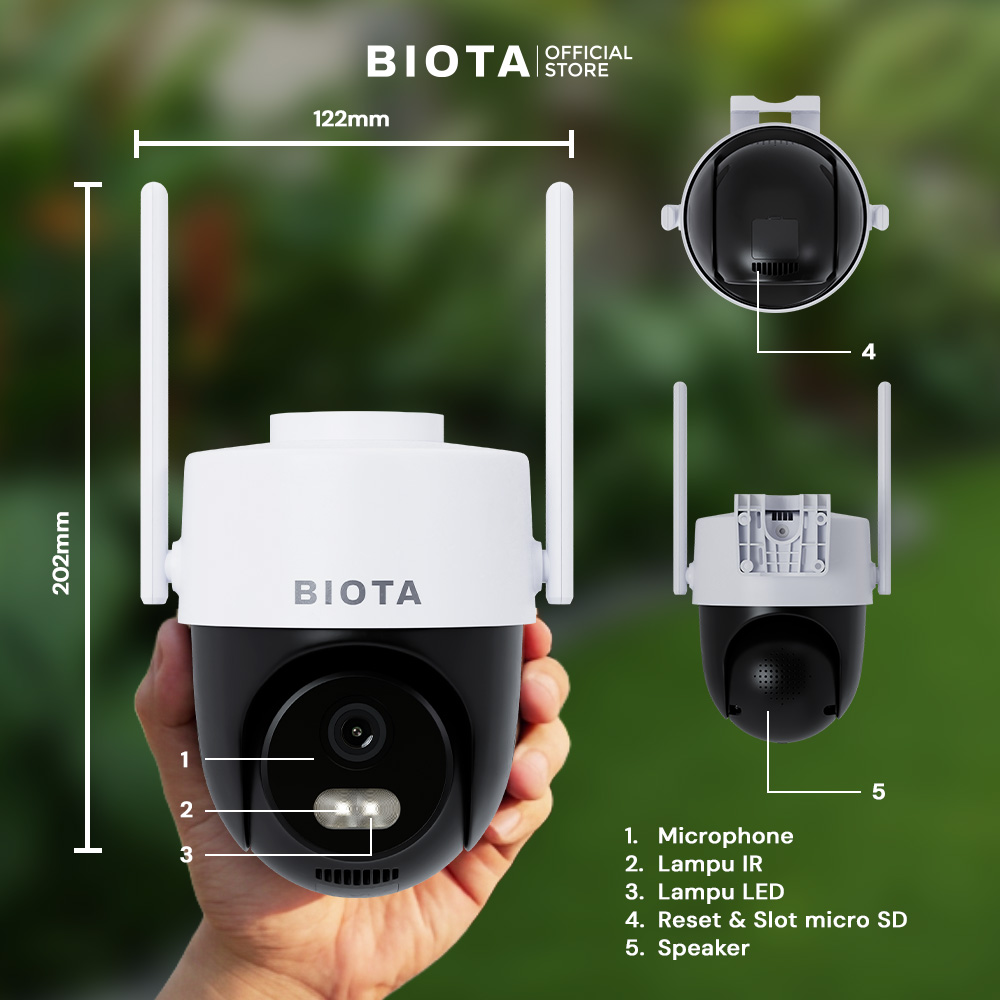 BIOTA Smart Camera Outdoor PTZ - Image 9