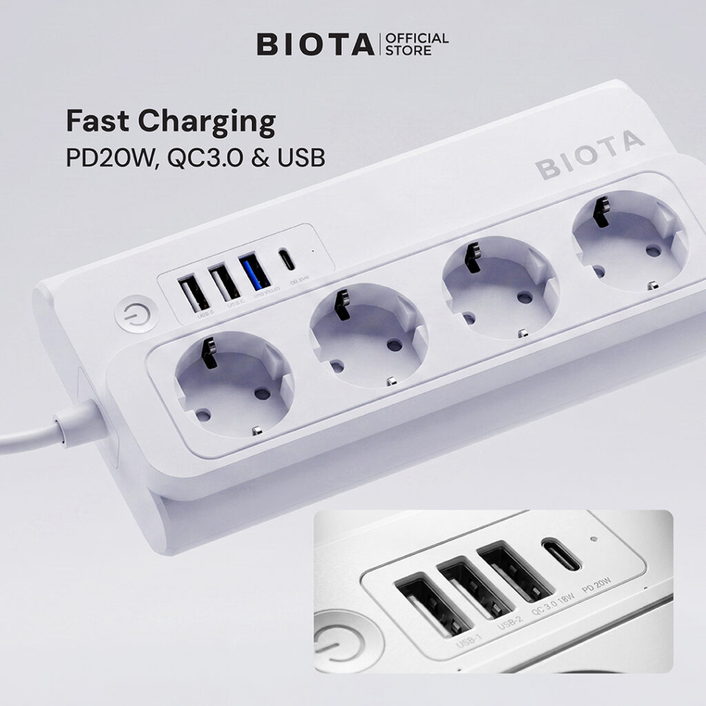 BIOTA Smart Power Strip Extension