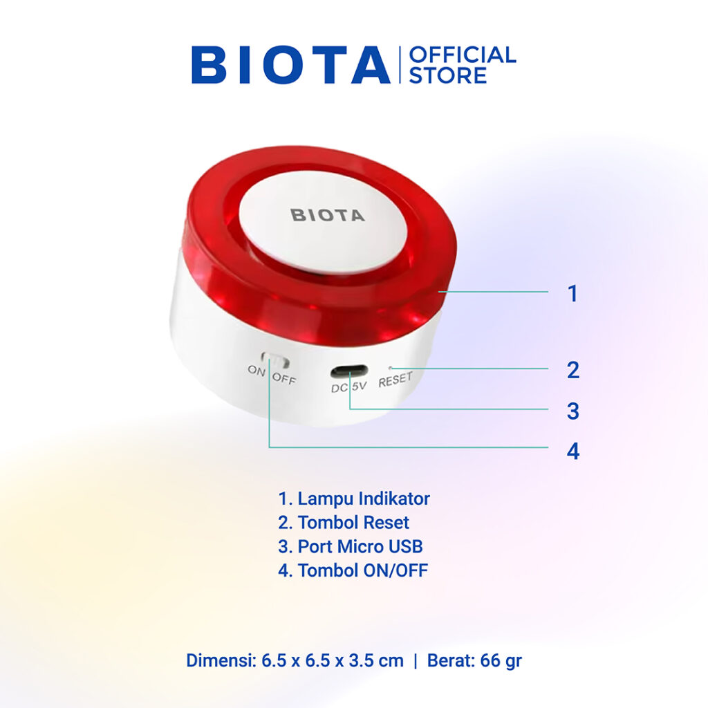 BIOTA Smart Home Siren