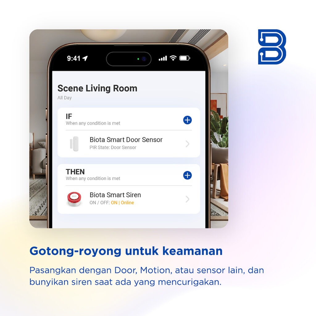 BIOTA Smart Home Siren