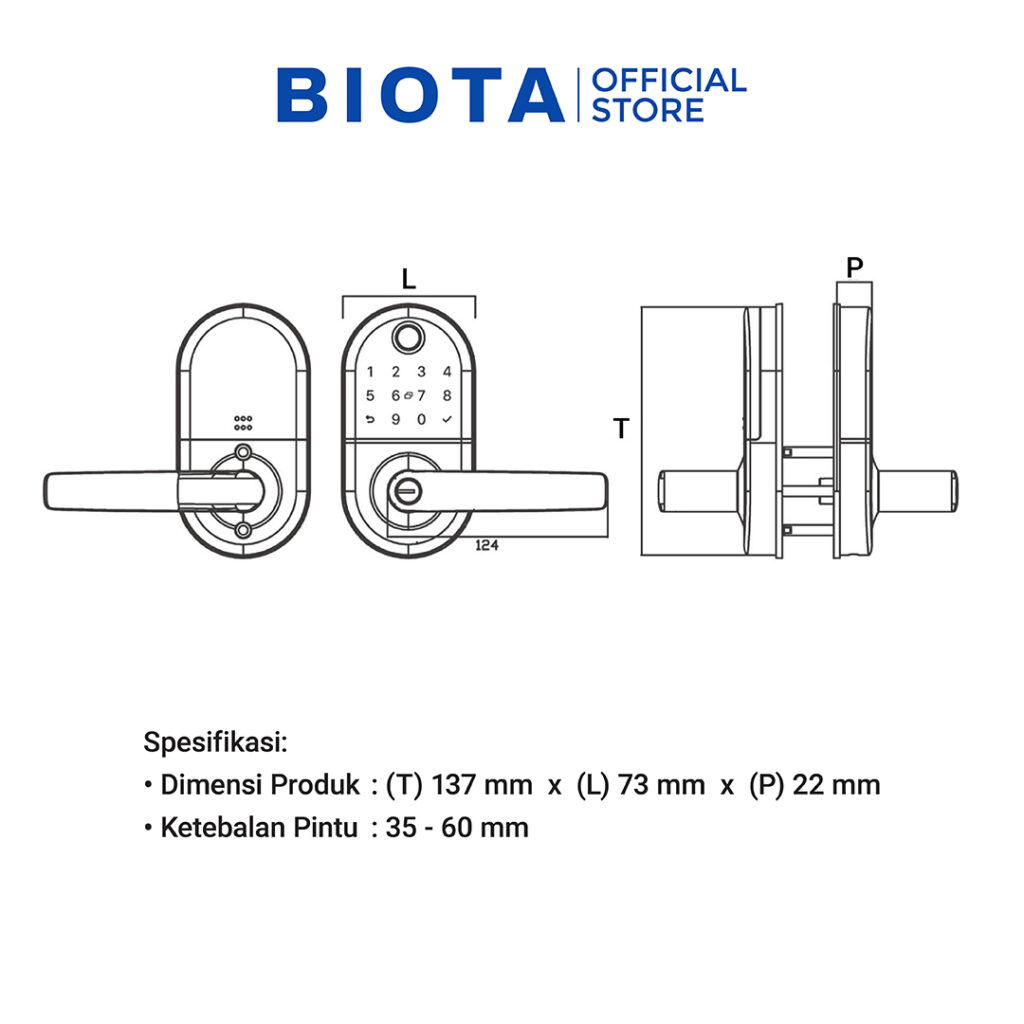 BIOTA Smart Door Lock Lite