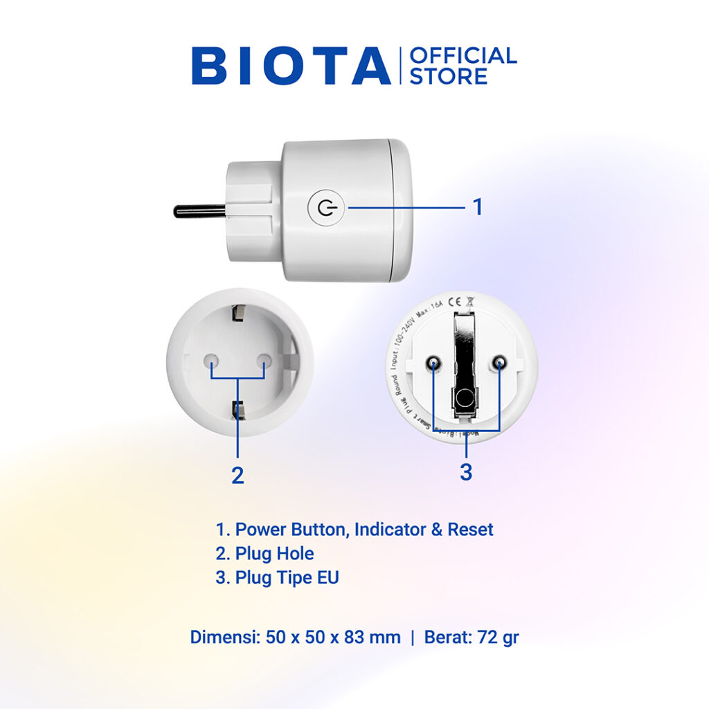 BIOTA Smart Plug Round