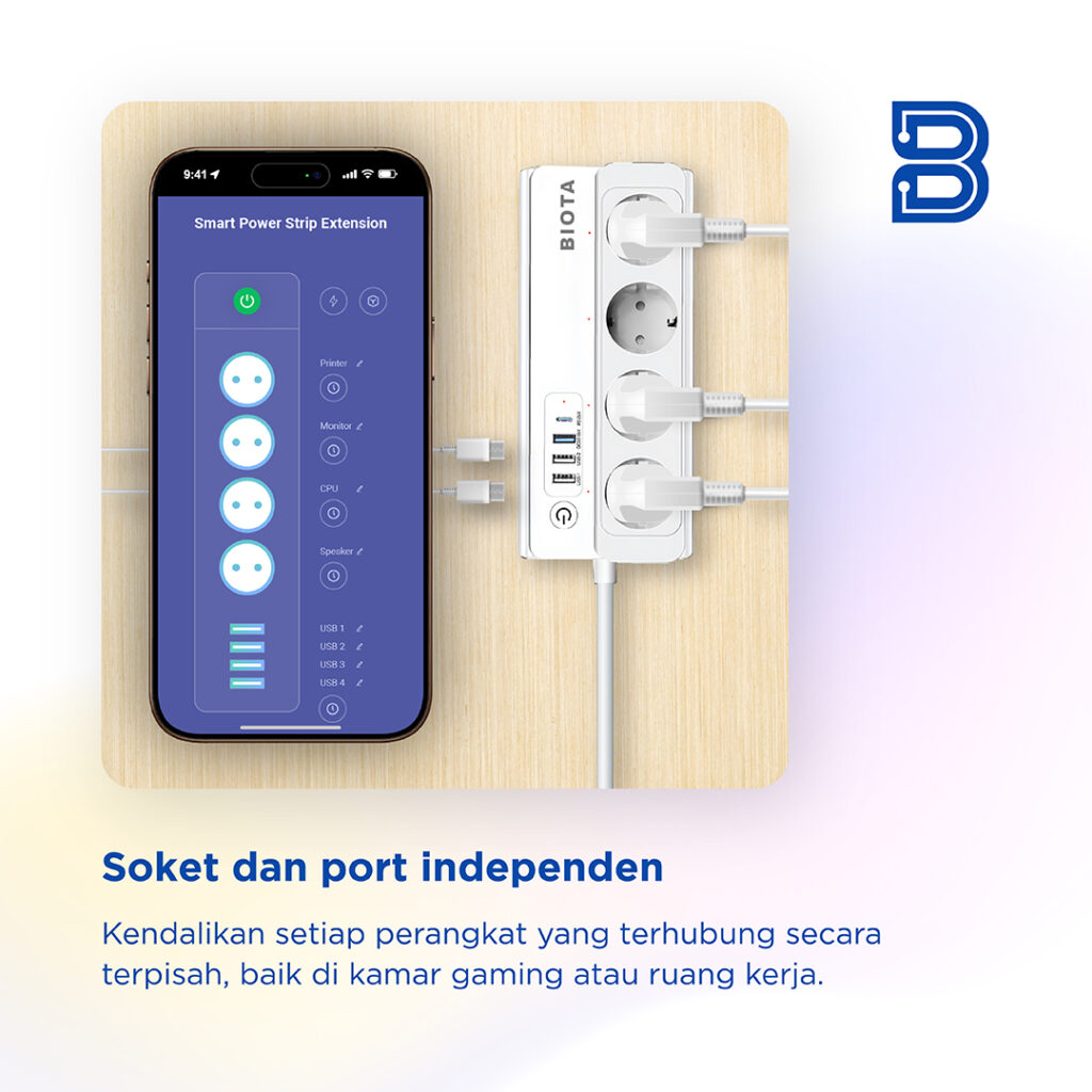 BIOTA Smart Power Strip Extension