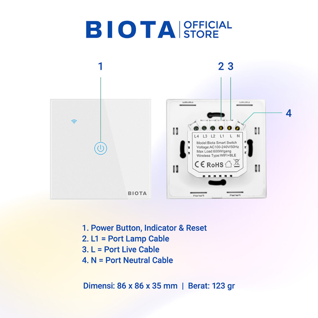 BIOTA Smart Wall Switch