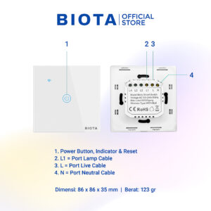 BIOTA Smart Wall Switch - Image 3