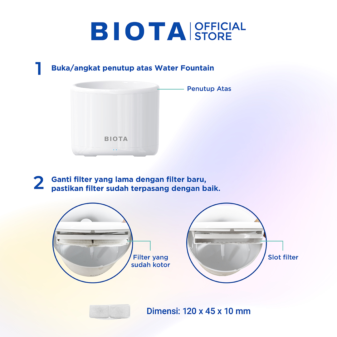 BIOTA Filter for Smart Pet Water Fountain - Image 3