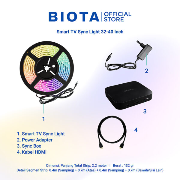 BIOTA Smart TV Sync Light