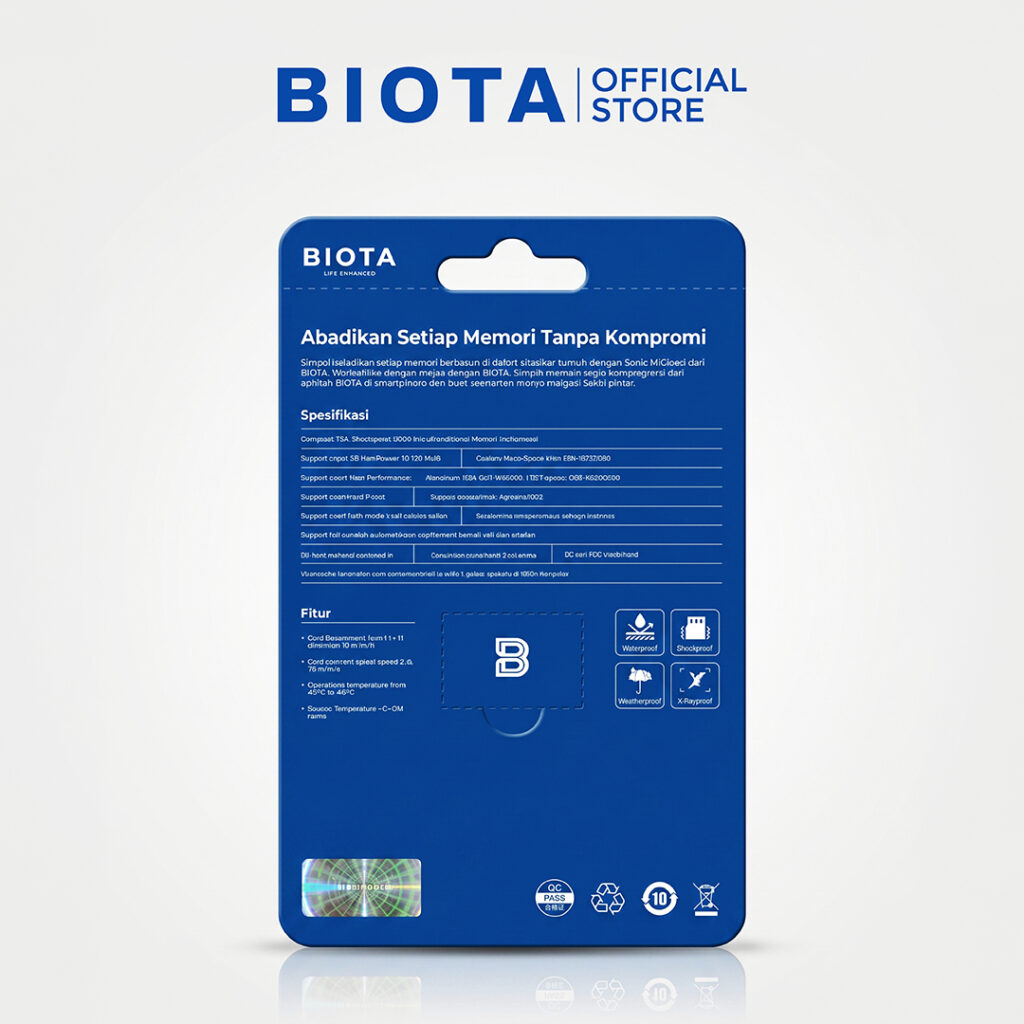 BIOTA Micro SD SONIC Series