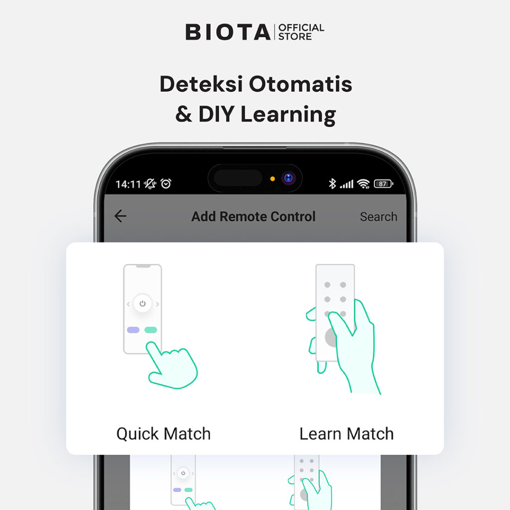 BIOTA Universal IR Remote