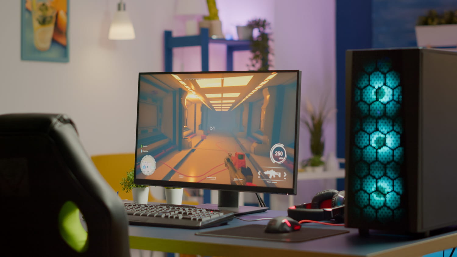 Setup Gaming Rapi Tanpa Kabel Berantakan