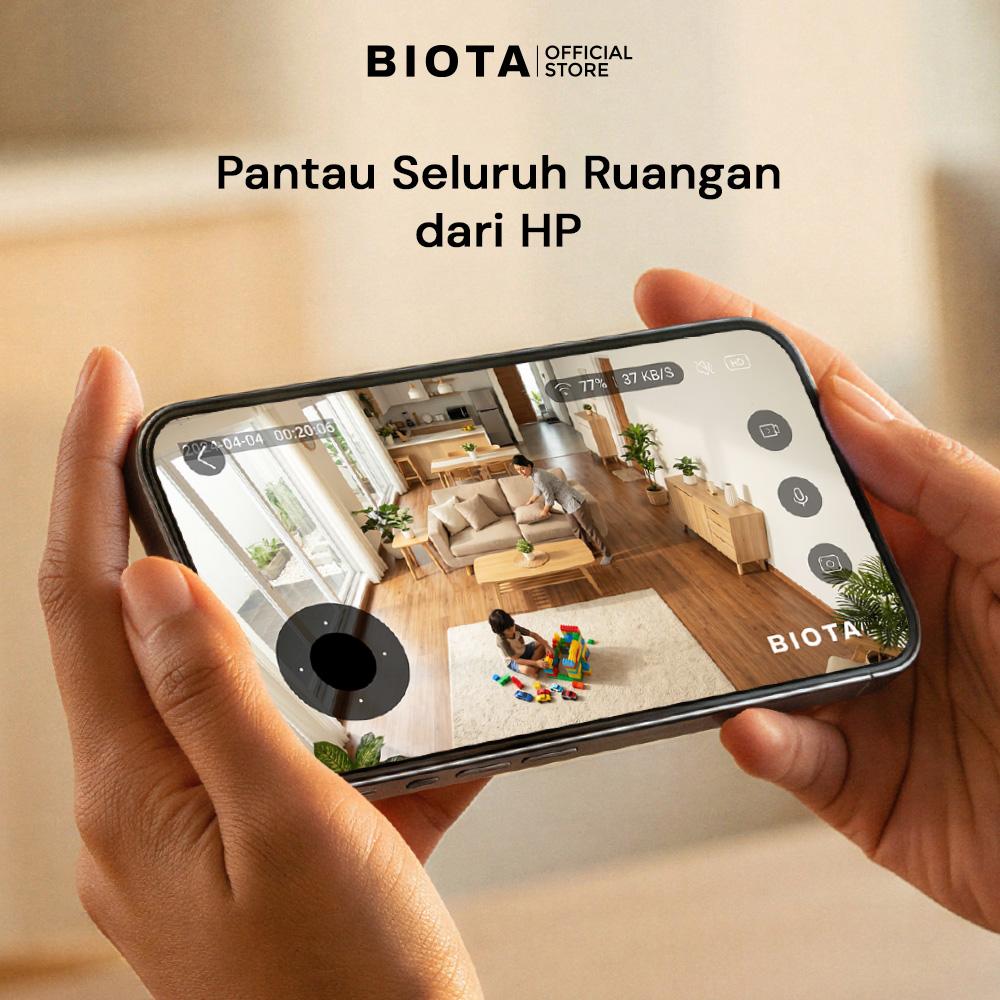 BIOTA Smart Home Wifi Camera Indoor PTZ Lite+
