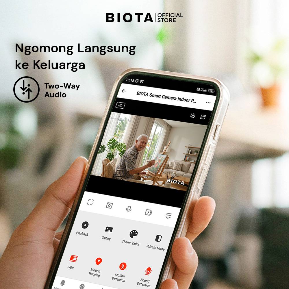 BIOTA Smart Home Wifi Camera Indoor PTZ Lite+