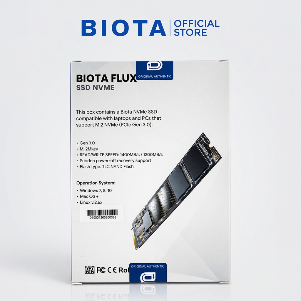 Biota SSD Flux NVMe M.2 PCIe Gen3 x4 - Image 7